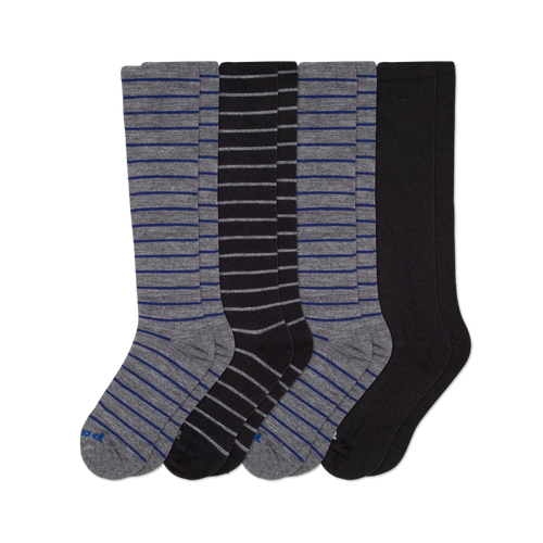 4 Pack - Men's Compression Socks