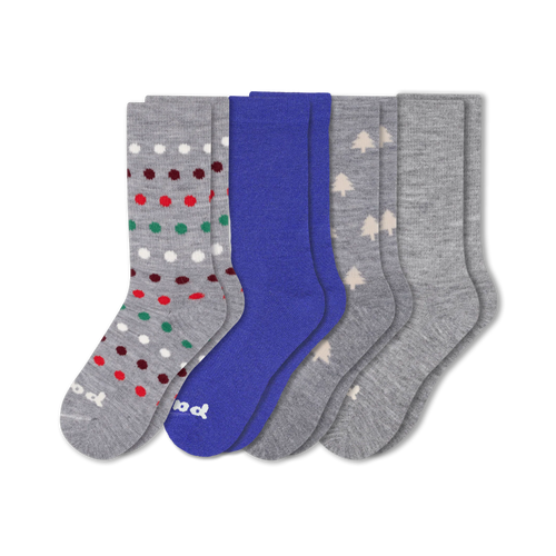 4 Pack - Women's Crew Pacas Socks