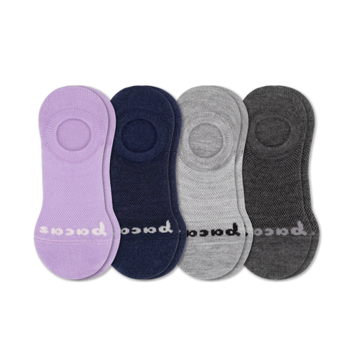 4 Pack - Women's No Show Socks