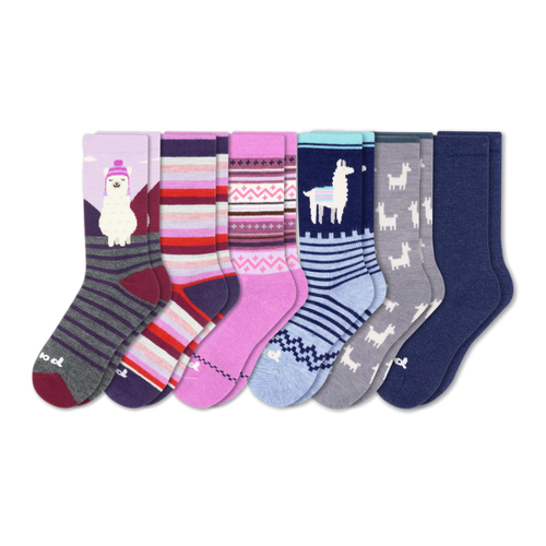 6 Pack - Women's Crew Pacas Socks