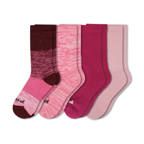 4 Pack - Women's Crew Pacas Socks