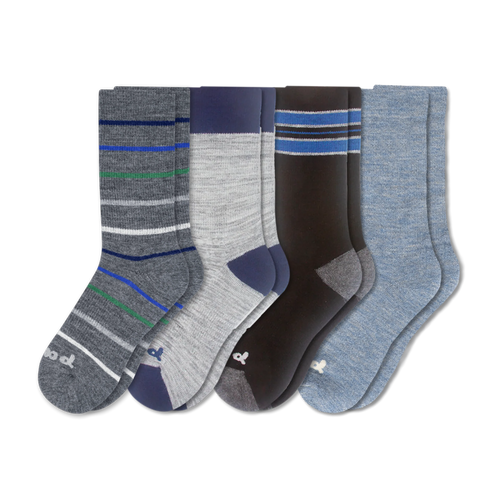 4 Pack - Men's Crew Pacas Socks