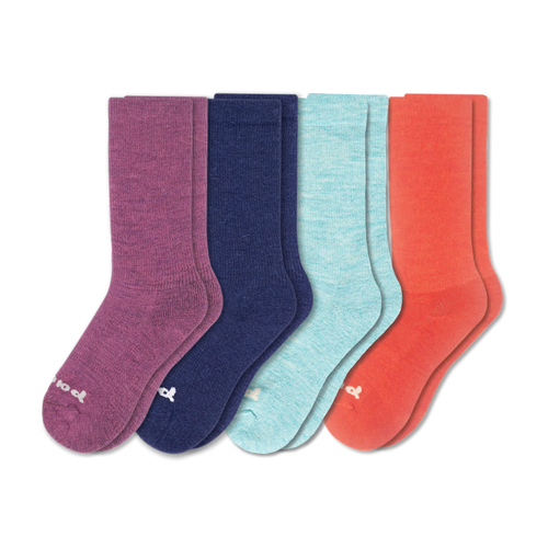 4 Pack - Women's Crew Pacas Socks