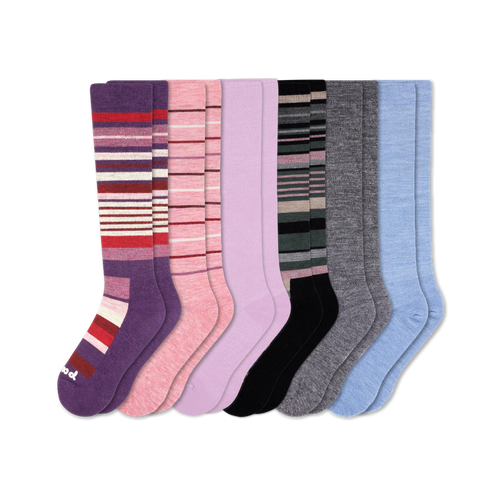 6 Pack - Women's Compression Socks